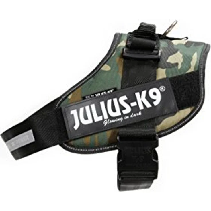 Julius-K9 IDC (2, Hund, Jogging, Hundesport, Arbeit, Spazieren), Halsband + Leine, Schwarz – Bild 2