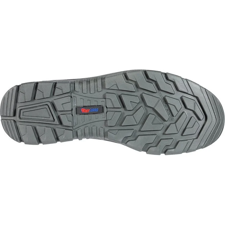 Footguard FOOTGUARD SAFE MID S3 Sicherheitsschuh, Leder mit abriebfesten Textilelementen, rutschfeste DUO-PU-Sohle
