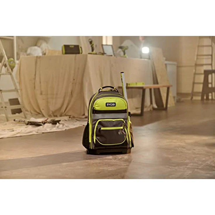 Ryobi Werkzeug-Rucksack, 20 kg belastbar, Stabil und Wasserfest, Werkzeugtasc... - RYOBI – Bild 3