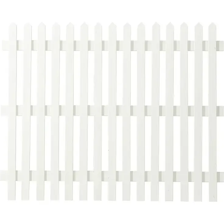 Plus Vorgartenzaun Skagen, Holzzaun im dänischen Design, 150 x 120 cm, farbig behandelt