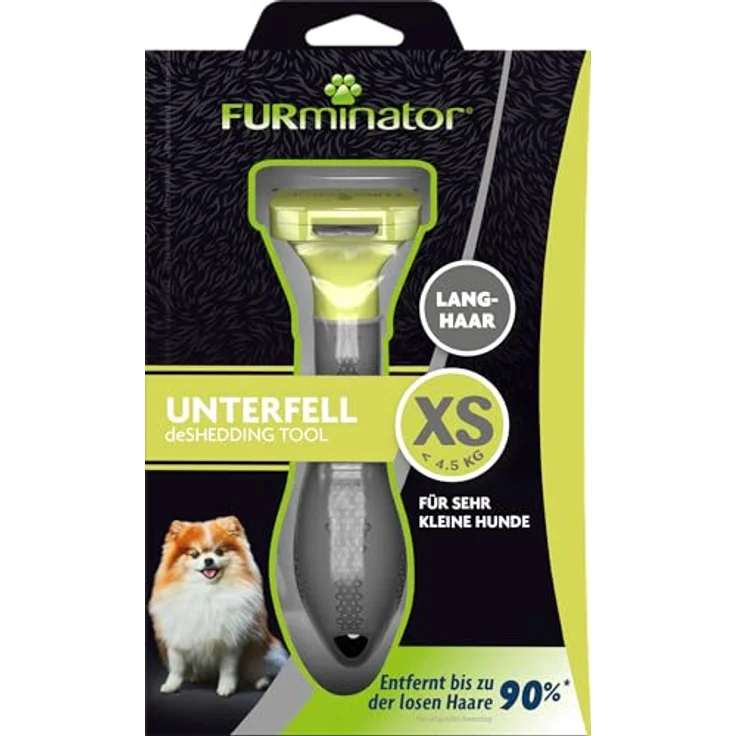 FURminator Fellbürste für langhaarige Schoßhunde, deShedding-Pflege Werkzeug - Preisvergleich – Bild 2