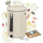 skaza Exceeding Expectations Komposter Bokashi Organko 2, recyceltem Kunststoff, cremeweiß