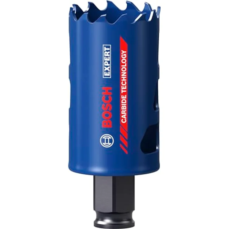 Bosch EXPERT Multi Material Power Change Plus-Lochsäge, Ø 40 mm, für Holz mit Metall und Ziegelstein, überragende Lebensdauer, Professional Zubehör Bohrmaschine – Bild 1
