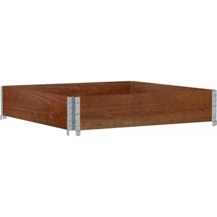 vidaXL Pflanzkasten, Hochbeet Stapelbar Faltbar, Pflanzkübel für Garten Terrasse Balkon, Braun Massivholz Kiefer – Bild 5