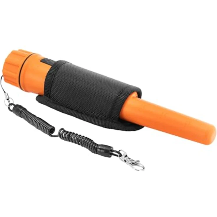 Steinberg Systems Metalldetektor Pinpointer 360° LED Metallsuchgerät - 20 cm Ortungstiefe, 4,5 cm Durchmesser, LED-Taschenlampe – Bild 3