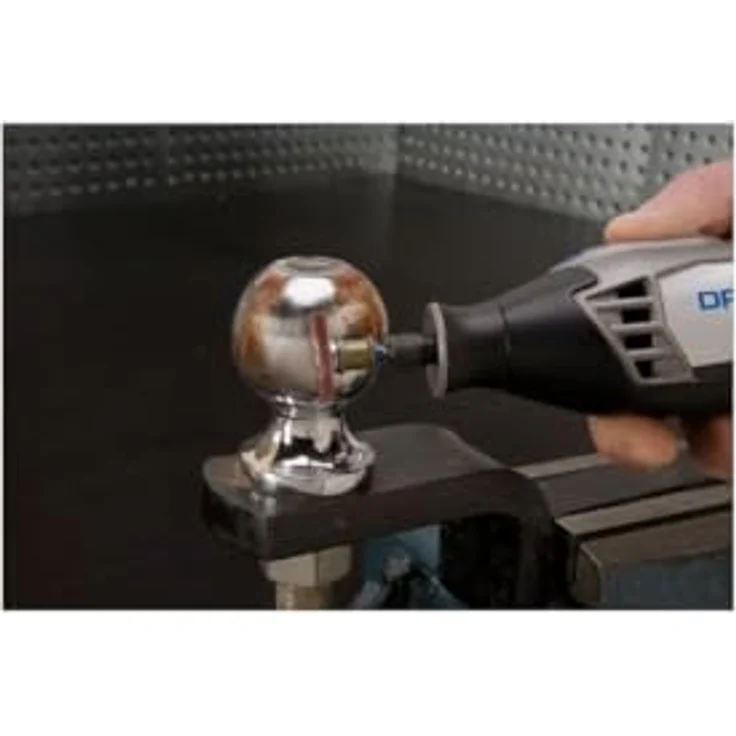 Dremel 472S EZ SpeedClic Feinschleifbürste, Zubehörsatz mit 1x Feinschleifbürste Körnung 120, 25mm für Reinigung und Polieren von Kunststoff, Holz und Metall – Bild 4