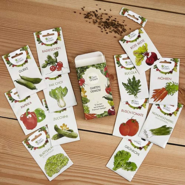 Gemüse Samen Set 12 Sorten Gemüse Saatgut Gemüse Anbauen Im Garten Oder Hochbeet – Bild 8