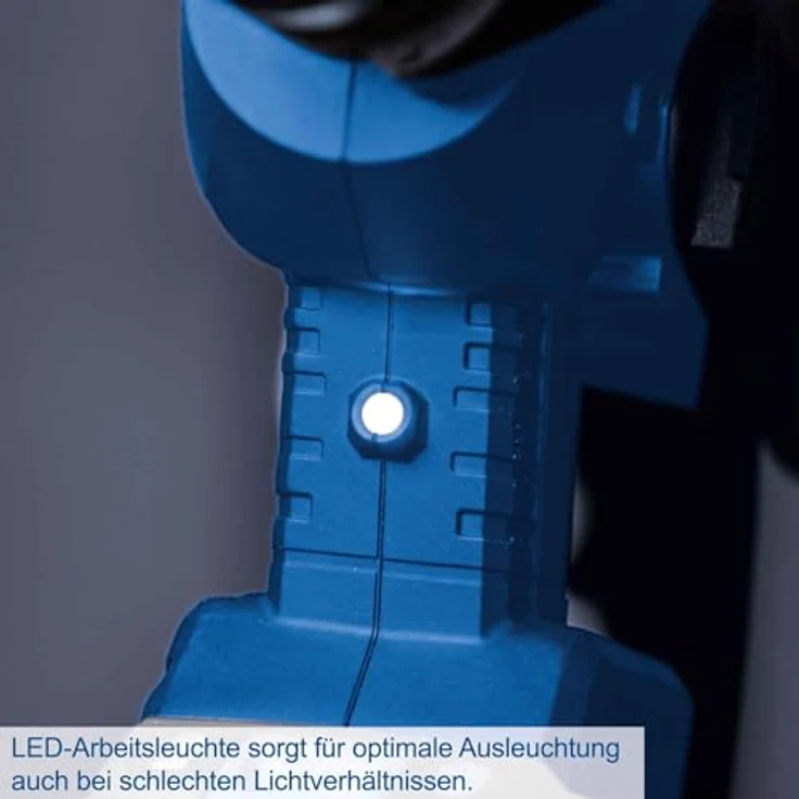 Scheppach Akku-Bohrhammer BC-RHD230-X | 2,2 J | 5500bpm | 20V | Brushless Motor | LED | inkl. zusätzlichem Griff & Tiefenanschlag aus Metall – Bild 6