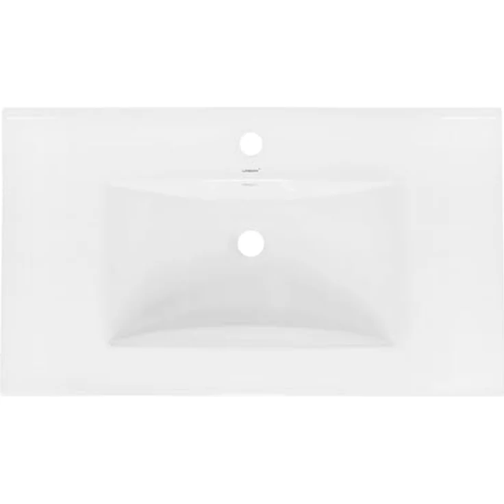 ECD Germany Waschbecken 810x465x175 mm Weiß aus Keramik – Bild 3