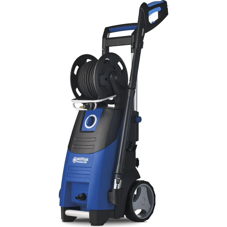 Nilfisk Premium 200-15 EU Hochdruckreiniger, 200 bar maximaler Druck, stahlarmierter 15 m Hochdruckschlauch