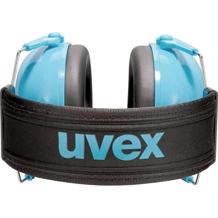 Uvex Kinder Gehörschützer 29dB | Kompakter, Faltbarer und Verstellbarer Kapselgehörschutz | Verstellbarer Ohrschützer | Gewicht: 160g | Farbe: Blau – Bild 3