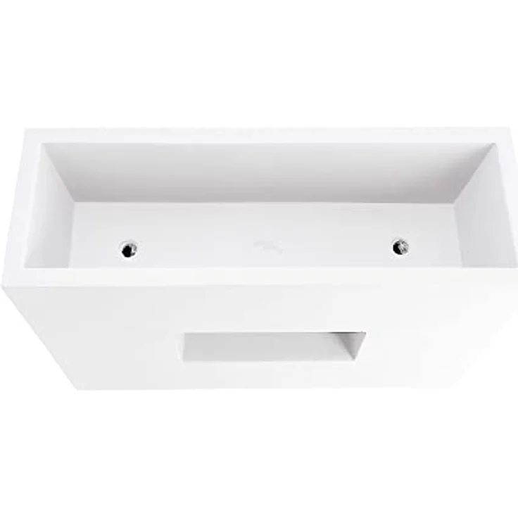 Pflanzwerk® VISTA Premium Pflanzkübel, rechteckiger Blumenkübel aus Fiberglas mit Lotus-Effekt, handgefertigt, frostbeständig, 20-25 Liter – Bild 3