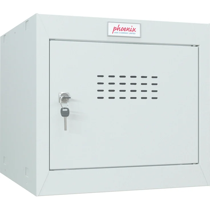 Phoenix Wertschutzschrank CL-Serie CL0344GGK, Würfel-Schließfach aus Stahl, BxLxH: 40x40x36,5 cm, diverse Farben – Bild 1