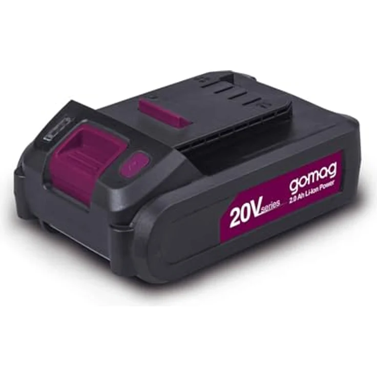 Gomag Akku 2Ah GO-ABP2.0, Lithium-Ionen-Ersatzakku für 20V Produkte, 3-stufige LED-Anzeige, staub- und korrosionsgeschützt, Ladezeit 35-60 Min – Bild 1