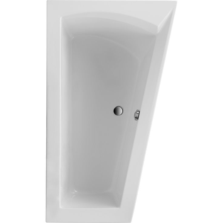 Ottofond Badewanne 'Galia II Modell A' Sanitäracryl, weiß, 1750 x 1350 x 700 mm, rechte Ausführung, elegantes Design, pflegeleicht