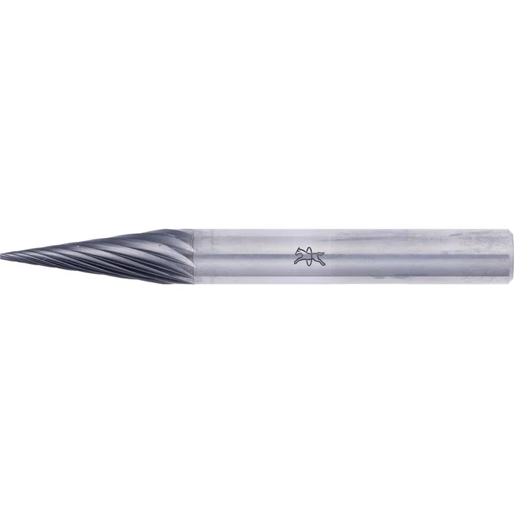 PFERD TOOLS 21115007 Frässtift, 55mm Länge, Ø 6mm, HICOAT-Beschichtung für hohe Zerspanungsleistung, zurechtgeschnitten für Gusseisen und Edelstahl