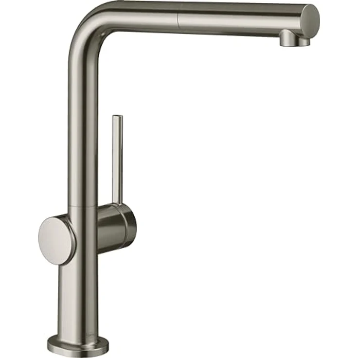 hansgrohe Talis M54 Einhebel-Küchenmischer, ComfortZone 270, Edelstahl Finish, 360° schwenkbar, Keramikmischsystem – Bild 1