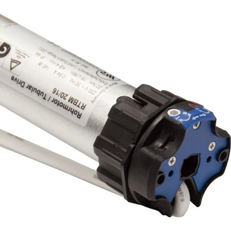 Rademacher RolloTube Basis Medium, Rohrmotor Rollladenmotor, 20 Nm, SW60, mechanische Endpunkteinstellung – Bild 2
