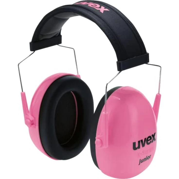 uvex Kapsel-Gehörschutz K Junior, pink / schwarz Material: Kapseln ABS/ Kopfband EVA, PVC/ Aufhängung Stahl/ - 1 Stück (2600013) – Bild 2