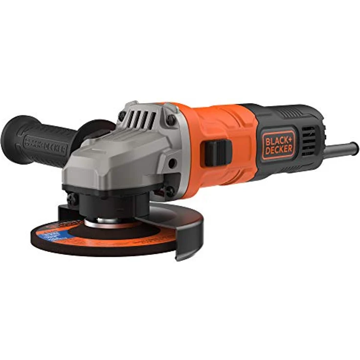 Black plus Decker BEG010-QS BEG010 Winkelschleifer 710 W, 115 mm Scheibendurchmesser, Nullspannungsschalter, Sanftanlauf, rutschfester Gehäusegriff zum Schleifen, Trennen, Entrosten 115 mm Netz – Bild 3