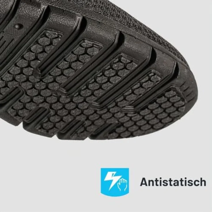 Safety Jogger Kassie O1, Berufsschuh mit atmungsaktivem Obermaterial und rutschfester Laufsohle, schwarz, Größe 39 – Bild 4
