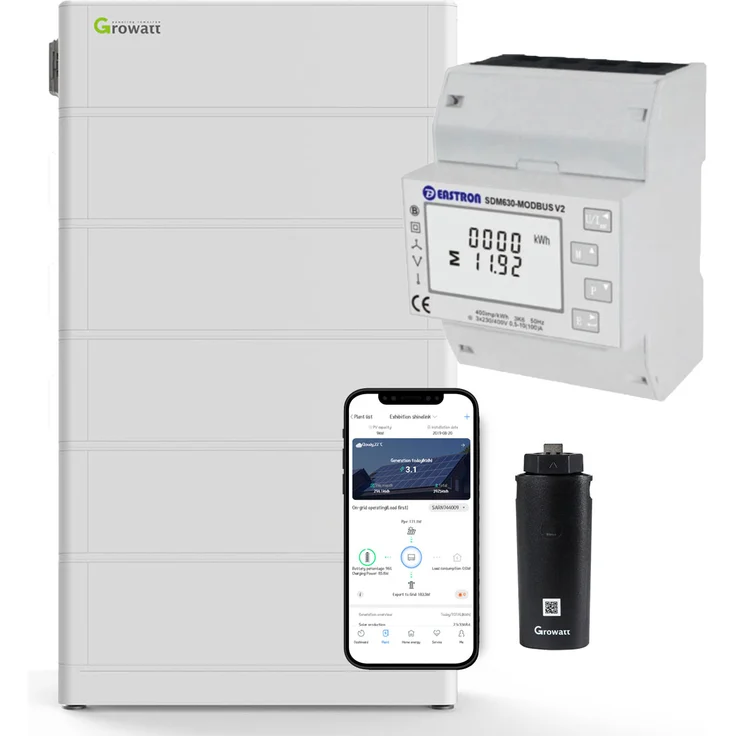 Growatt ARK 12.8kWh Hochvolt-Solarspeicher-Set, ideal für MOD TL3-XH Serie, modulare Erweiterbarkeit, 0% MwSt §12 III UStG