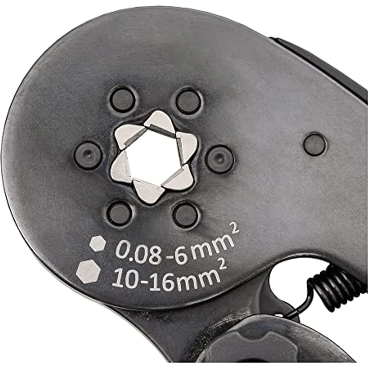 STIER Crimpzange für Aderendhülsen Sechskant-Pressung 16 mm², Quetschzange, Presszange, Aderendhülsenzange Sechskant, ergonomisch geformter Griff – Bild 4
