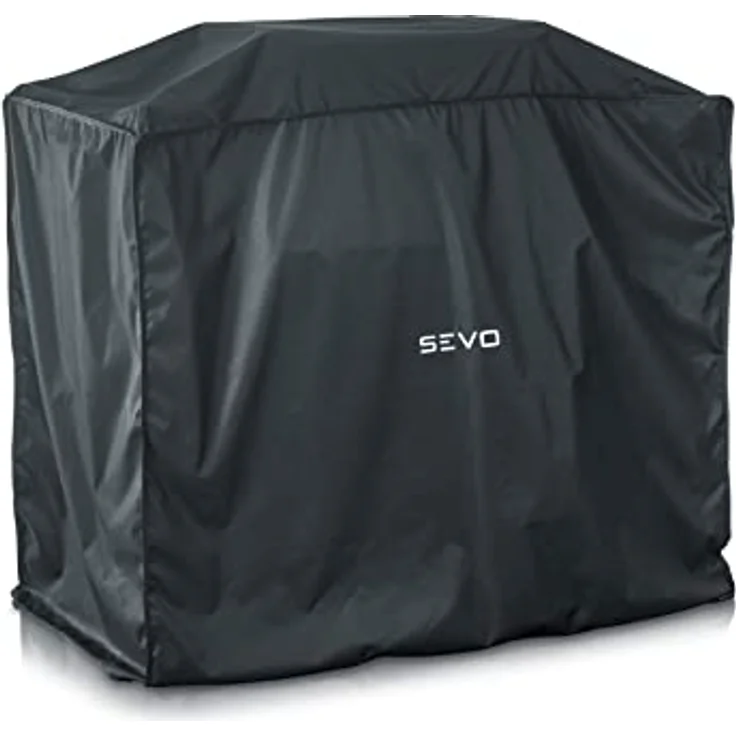 SEVERIN Grillabdeckung SEVO GTS für SEVERIN SEVO (SMART CONTROL) GTS, Grill Abdeckhaube aus wasserdichtem 600D Oxford-Gewebe, robuste Grillhaube gegen Witterung, schwarz, ZB 8128 – Bild 1