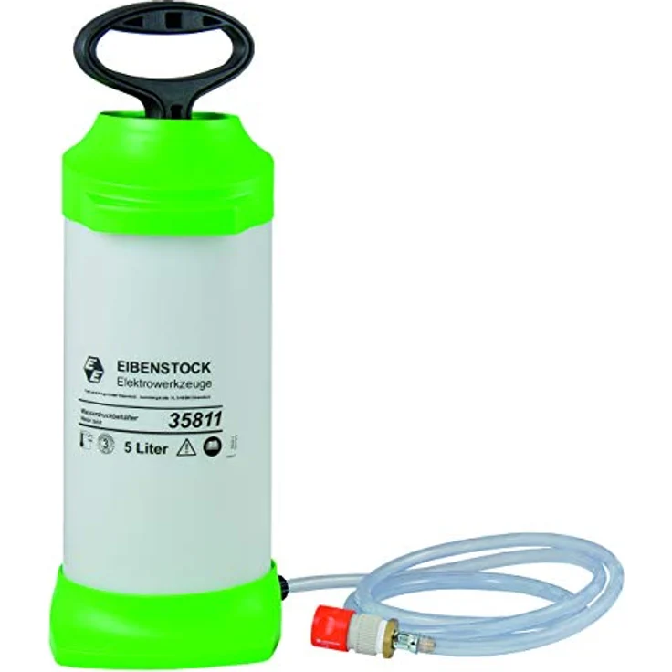 Eibenstock Sprühflasche, Wasserdruckbehälter Kunststoff, 5 l, inkl. 4 m Schlauch – Bild 2