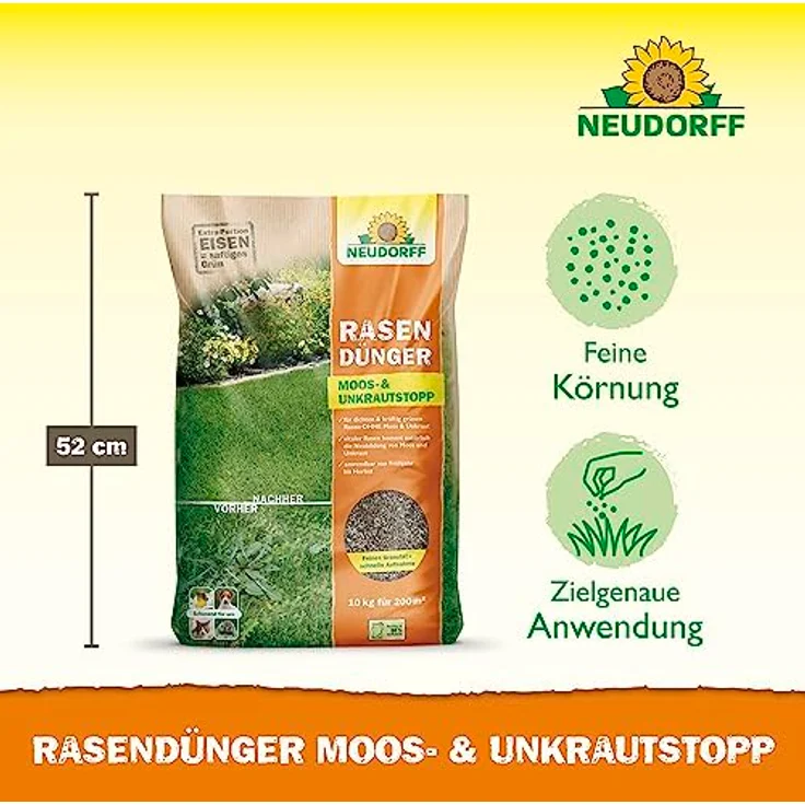Neudorff RasenDünger SPEZIAL 5PLUS1 10 kg – Bild 3