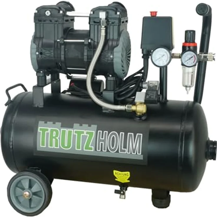 TrutzHolm Silent Flüsterkompressor Set 24L Kompressor 750W TH-fk24l – Bild 2