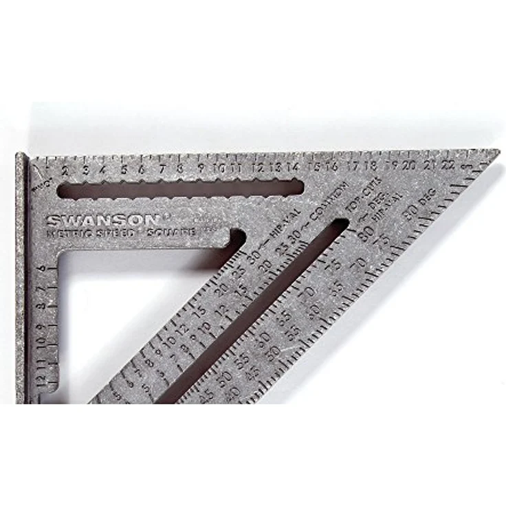 Swanson EU202 METRIC SPEED SQUARE, Grau, 25 cm – Bild 2
