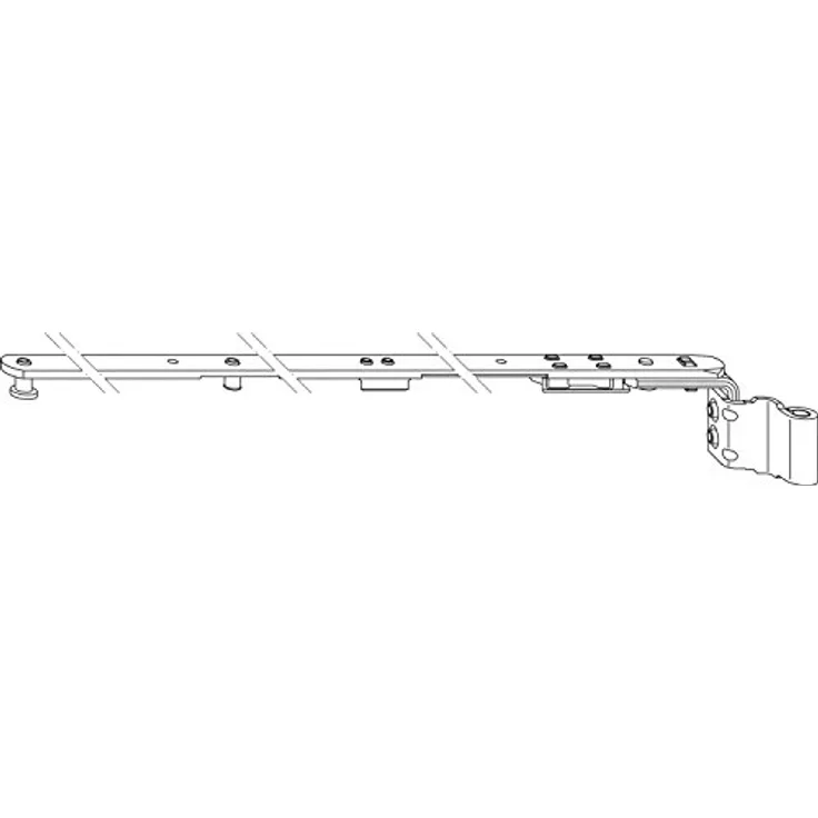 Winkhaus Schere SH2.T.18-13-12.RS, 12/18-13V, FFB 601-1475 mm, rechts, silber