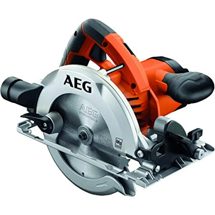 AEG Handkreissäge 1200 W, (Sägeblatt 165 mm, Schnitttiefe 41 mm (45°) - 54 mm (90°) -KS55-2 – Bild 2