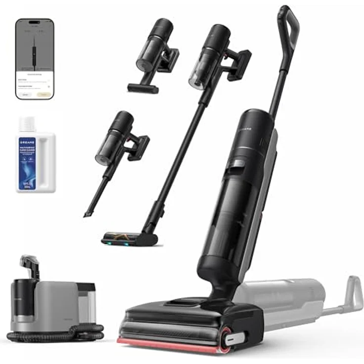 dreame H15 Mix 7-in-1 Nass- und Trockensauger, KI-Roboterarm, 23.000 Pa Saugkraft, intelligente Dosierung, flaches Design – Bild 1