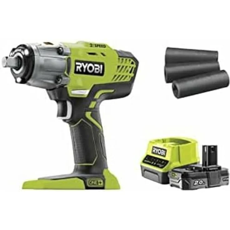 Ryobi R18IW3-0 Schlagschrauber 18V ONE+ mit 400 Nm Drehmoment, 1/2" Vierkantantrieb und 2,0 Ah Akku – Bild 4
