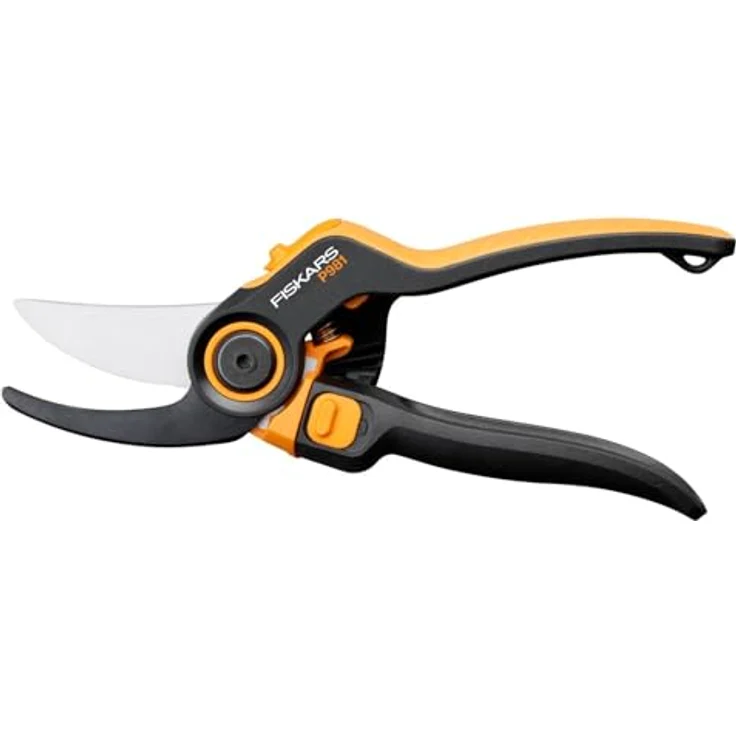 Fiskars X-series DualAction Gartenschere Bypass P981, 2-in-1 Schnittmodus für dünne und dicke Äste, ergonomischer Rollgriff, antihaftbeschichtete Stahlklingen, Schwarz/Orange, Art.-Nr.: 1080132 – Bild 1