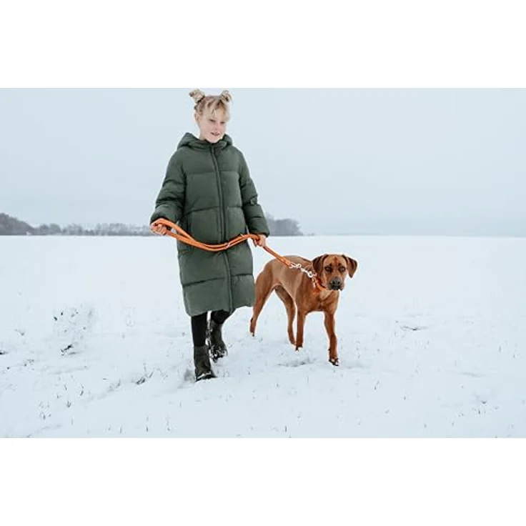 Hunter Hunde-Leine verstellbar Cannes orange 20-200 – Bild 3