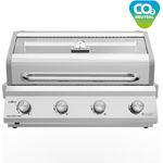 Grillfürst Gasgrill Grillfürst G401E 4-Brenner Einbaugrill mit Edelstahl Rosten