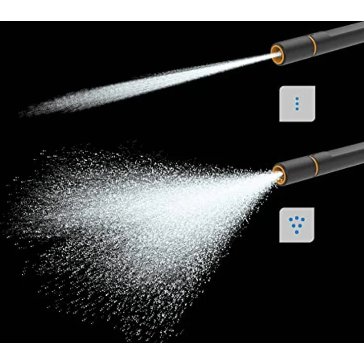 Fiskars Gartenbrause Giessstab mit 2 Funktionen, schwenkbarer SoftGrip-Düsenkopf und Durchflusskontrolle mit Frontreg, ergonomisch und leicht – Bild 6