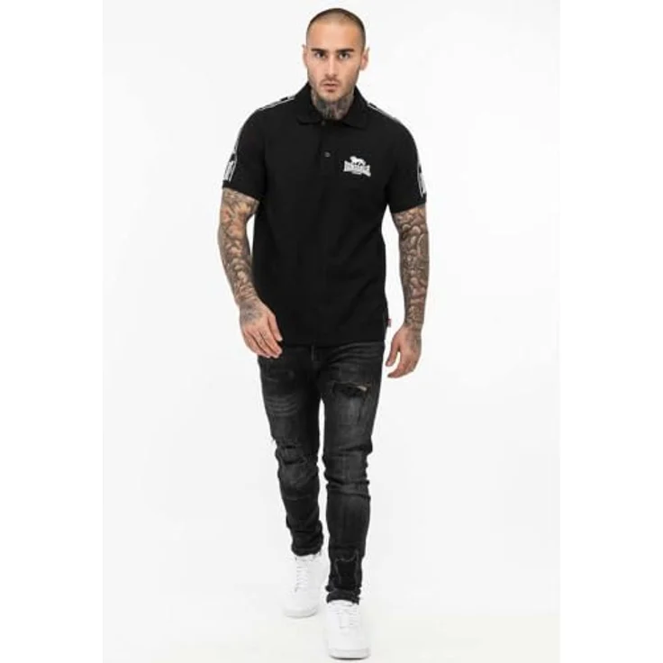 Lonsdale Poloshirt SETTER, sportlicher Look mit 3D-Logo, Navy – Bild 5