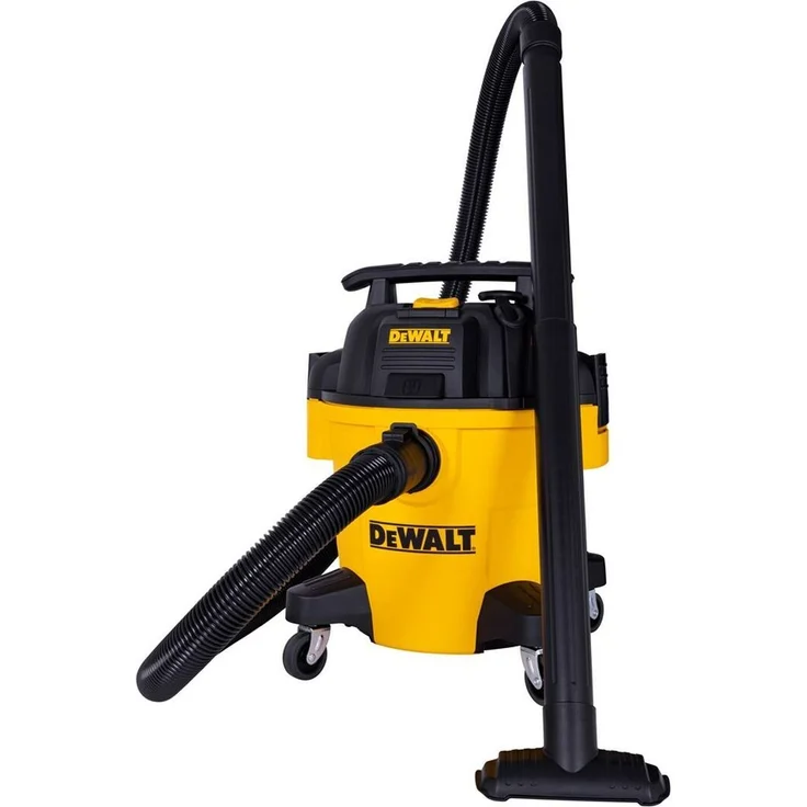 DeWalt Nass-/Trockensauger 20L mit Steckdose AT-DXV20PTA, leistungsstarker 1050 Watt Motor - Blasfunktion - Gerätesteckdose - 80 Dezibel Betriebsgeräusch