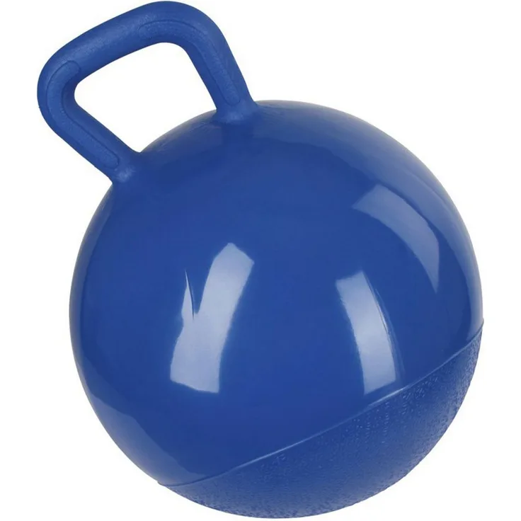 Covalliero Pferdespielball, robustes Tier-Beschäftigungsspielzeug mit 25 cm Durchmesser, aufpumpbar