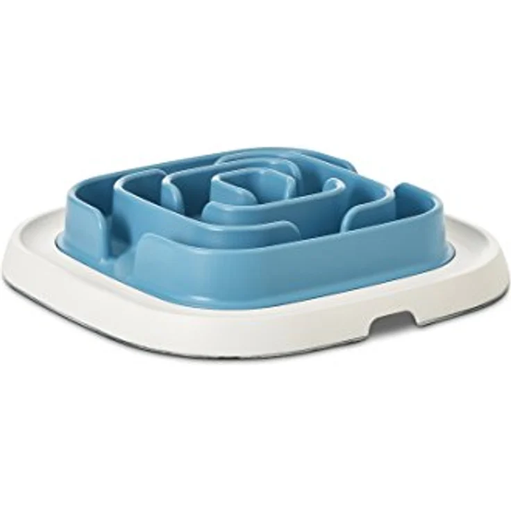 Savic Pet Enigma Large 21, 37 x 37 x 8 cm, Blau, Futternapf mit interaktivem Futterspender – Bild 2