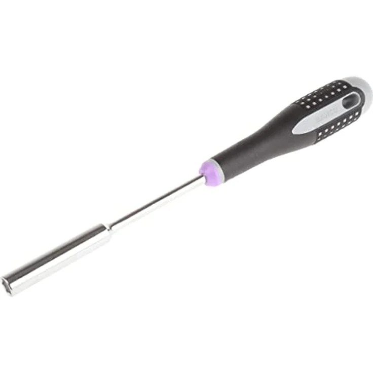Bahco ERGO Steckschlüssel für Sechskantschrauben, 8 mm x 125 mm, mit Gummigriff und langer Aufnahme, verchromt – Bild 2