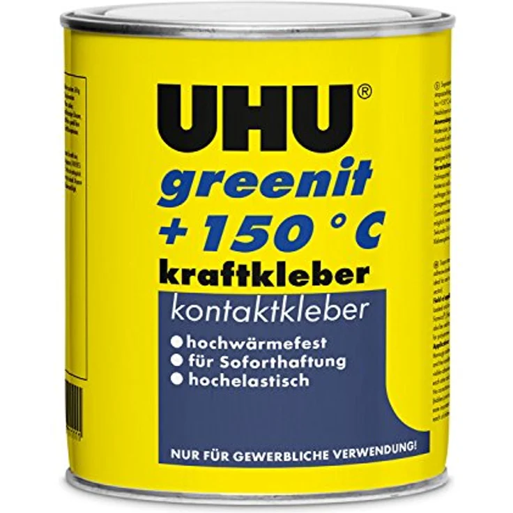 UHU 45400 Greenit Kontaktkleber wärmefest, Dose mit 750 ml, 645 g – Bild 2