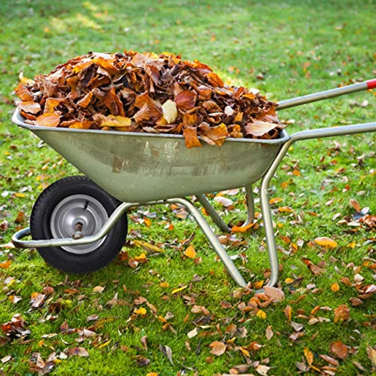 Relaxdays 2 x Schubkarrenrad 4.80 4.00-8, luftbereiftes Ersatzrad inkl. Achse, Stahlfelge, Komplettrad bis 120 kg, schwarz - Preisvergleich – Bild 2