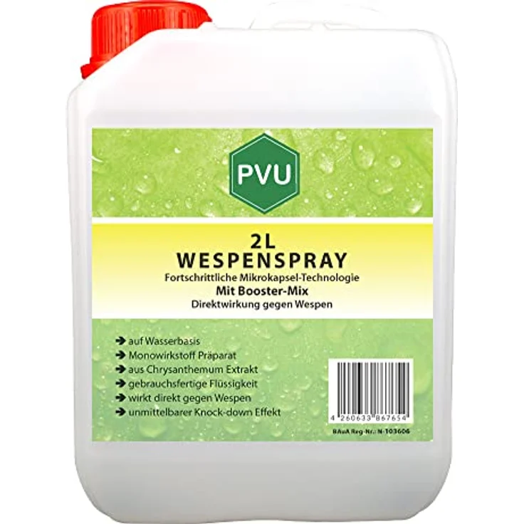PVU Wespenspray 2 Liter + 2x500ml | Hochwirksames Wespengift aus reinen Chrysanthemum Extrakt, made in Germany – Bild 3