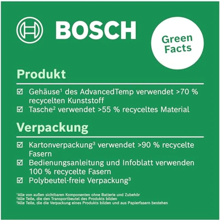 Bosch Home & Garden, Infrarotthermometer, Advanced Temp, präzise Infrarotpunktmessung, intuitive Bedienung, Oberflächentemperatur-Modus, Ampel-LED - Preisvergleich – Bild 3