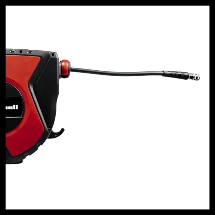 Einhell Schlauchtrommel TC-PH 150, mit 15 m Druckluft- und 1,5 m Anschlussschlauch, Wandhalterung, max. 16 bar – Bild 4
